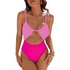 Cut-Out Tummy Control One Piece Swimsuit