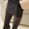 Aqua Black Silk Padded Pantyhose