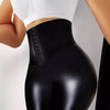 Female Faux Leather Corset Leggings