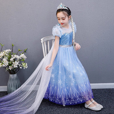 Luminous mesh princess dress