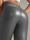 Female PU Faux Leather Leggings