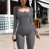 Butt Lifting Slim Fit Yoga Long Sleeve Bodysuit