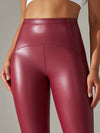 Female PU Faux Leather Leggings