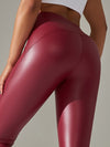 Female PU Faux Leather Leggings