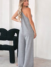 Thin wide-leg pants tight jumpsuit