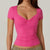 Women's Slim Fit Short Sleeve