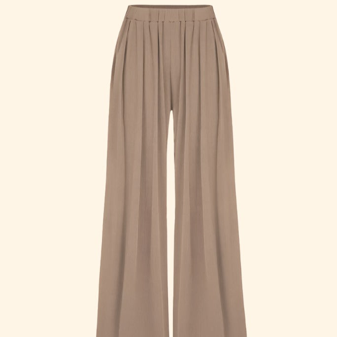 Stretchy High Elastic Wide Leg Pants